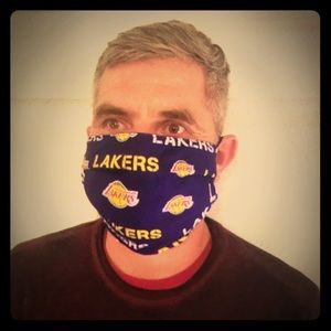 FABRIC FACE MASK NBA LAKERS MADE IN USA